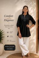 Premium Black Kurti